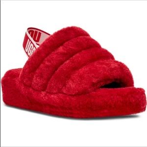 NWT - UGG Fluff Yeah Slide On Lamb Slipper